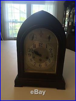 UPDATE SETH THOMAS GRAND WESTMINSTER CHIME CLOCK MAHOGANY withultra rare 113A