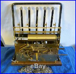 Urgos 5 Tube Westminster Chime Grandfather Clock Movement