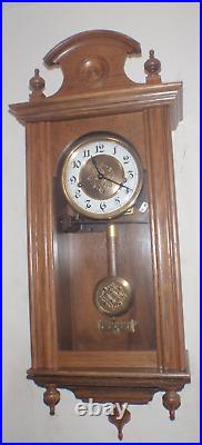 Unbranded Westminster Chime Pendulum Wall Clock Key Wind 8 Day Franz Hermle