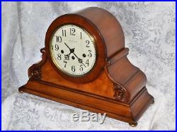 Unique Franz Hermle Ethan Allen Westminster Chime Mantel Clock. Antique Finish