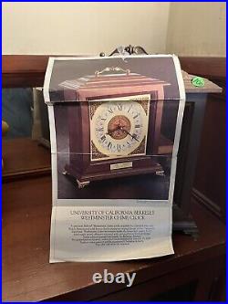 University Of California Westminster Chime Clock