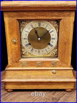 Unusual New Haven Westminster Chime Bracket / Mantle Clock Seperate Movements