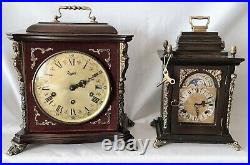 Urgos Mantel Clock Vintage Westminster Chimes, 8 Day Key Wind Silence Option 5kg