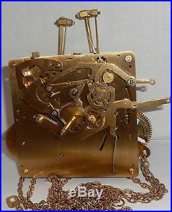 Urgos Uw 32325 D 3 Weight Westminster Chime Grandfather Clock Movement New O. S