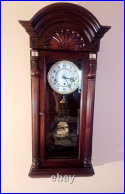 VALENTINES SALE! Howard Miller Triple Chime Wall Clock Model 612-221 VGC