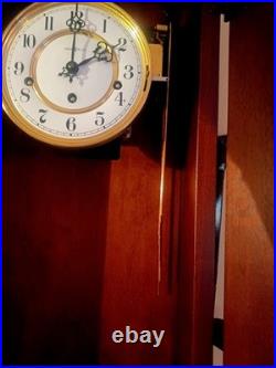 VALENTINES SALE! Howard Miller Triple Chime Wall Clock Model 612-221 VGC