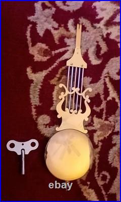 VALENTINES SALE! Howard Miller Triple Chime Wall Clock Model 612-221 VGC