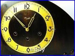 Very Big Beautiful Art Deco Westminster Kienzle Chiming Mantel Clock