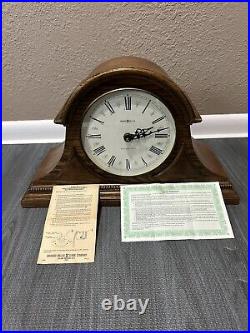 VINTAGE 1970s Howard Miller 613-103 Westminster Chime Mantle Clock with Directions