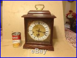 VINTAGE HAMILTON WESTMINSTER CHIME 8 DAY Mantle CLOCK. Made in GERMANY WORKING