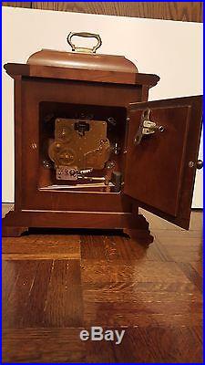Vintage Hamilton Westminster Chime Carriage Shelf Mantle Clock