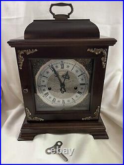 VINTAGE-Hamilton Wheatland Westminster Chime Mantle Clock #340-020 W Germany