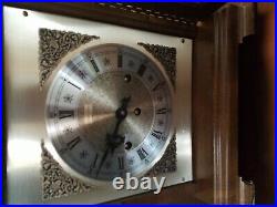VINTAGE-Hamilton Wheatland Westminster Chime Mantle Clock W Germany GM 25years