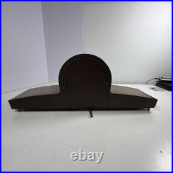 VINTAGE Lauffer Mantle Clock Mid Century Modern MCM Art Deco With Key