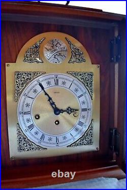 VTG Emperor Tempus Fugit FRANZ HERMLE Westminster Chime Mantel Clock WORKS