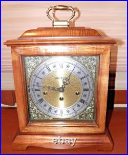 VTG Germany USA 1900's Howard Miller Mantel Clock 340-020 Chimes with Key