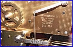 VTG Germany USA 1900's Howard Miller Mantel Clock 340-020 Chimes with Key