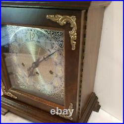 VTG Hamilton 340-020A Mantle Clock, Germany, 2 Jewels, w Franz Hermle Mechanism