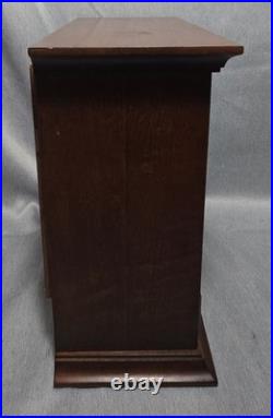 VTG Howard Miller #613-668 James Whittaker Mantel Clock With Drawer Chimes Works