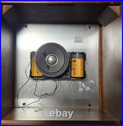 VTG Howard Miller #613-668 James Whittaker Mantel Clock With Drawer Chimes Works