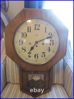 VTG Howard Miller Regulator Westminster Wall Clock (612-533) WithKey GREAT WORKING