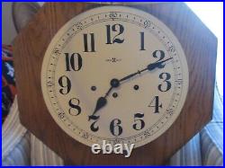 VTG Howard Miller Regulator Westminster Wall Clock (612-533) WithKey GREAT WORKING