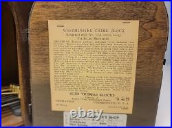VTG Seth Thomas Clock Mechanical Westminster Chime Mantel Clock