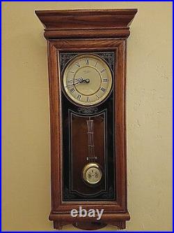 Verichron Quartz Wall Clock With Westminster Chime, 31 x 13 x 5