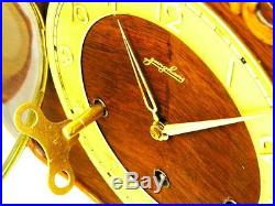 Very Big Beautiful Art Deco Junghans Westminster Chiming Mantel Clock