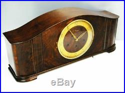 Very Big Beautiful Art Deco Kienzle Westminster Chiming Mantel Clock Germany