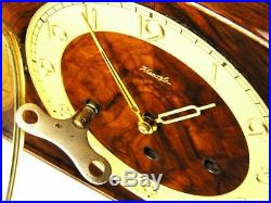 Very Big Beautiful Art Deco Kienzle Westminster Chiming Mantel Clock Germany