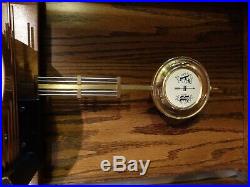 Very Nice Ridgeway Oak Westminster Chimes Wall Clock