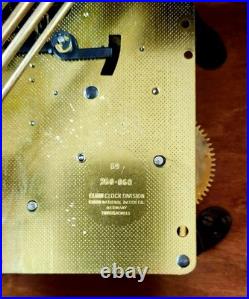 Very Nice Vintage Elgin 8 Day Westminster Chime Bracket Clock Working Well 1969
