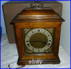 Very Nice Vintage Elliott Westminster Chime Clock Retailed By Garrards With Box