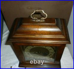 Very Nice Vintage Elliott Westminster Chime Clock Retailed By Garrards With Box