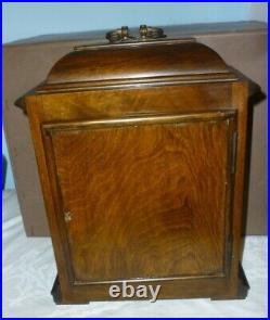 Very Nice Vintage Elliott Westminster Chime Clock Retailed By Garrards With Box