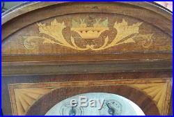 Very Pretty Edwardian Westminster Chimes Junghans Bracket Clock Mantel Clock