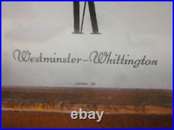 Very Rare Model Westminster-Whittington Seiko Quartz Desk Mantel Clock