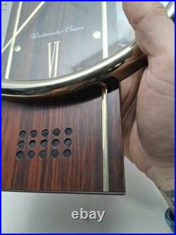 Very Rare Seiko Westminster Chime Clock. Wall Or Mantle QQX101G, TESTED WORKING