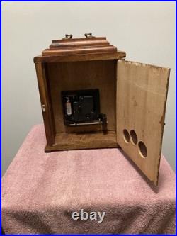 Very Rare Vintage Tempus Fugit Mantel Clock Signed and Numbered by Clock Maker