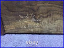 Very Rare Vintage Tempus Fugit Mantel Clock Signed and Numbered by Clock Maker