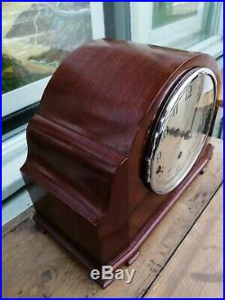 Very Stylish Old Westminster Chime Mantle Clock in excellent condition Working