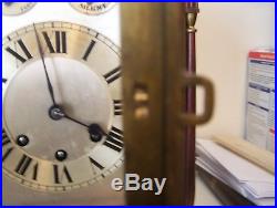 Very nice german mantle westminster chime clock, in good working order, very old