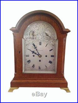 Victorian ELKINGTON Bracket Clock Fusee movement & Westminster Gong Chimes 1890