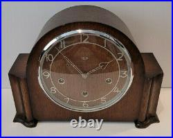 Vintage 1930's Smiths Enfield Westminster Chiming Mantel Clock with Silence