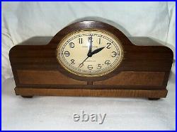 Vintage 1936 Ge Telechron Art Deco Revere Westminster 366 Mantel Clock Haverhill