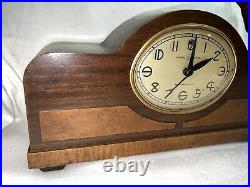 Vintage 1936 Ge Telechron Art Deco Revere Westminster 366 Mantel Clock Haverhill