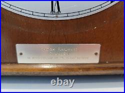 Vintage 1950's Alexander British Railway Presentation Westminster Chiming Clock