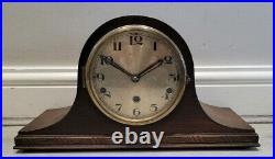 Vintage 1950's English Bentima Westminster Chiming Mantel Clock with Silence