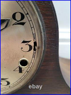 Vintage 1950's English Bentima Westminster Chiming Mantel Clock with Silence